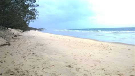 The peaceful beautiful Woodgate Beach QLD