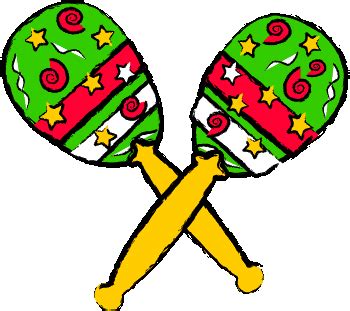 Fiesta Graphics, Mexican Maracas Clip Art