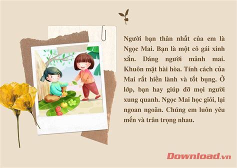 Văn Tả Bạn Thân Lớp 3 Ngắn Gọn - Gợi Ý Bài Viết Sáng Tạo và Đầy Cảm Xúc