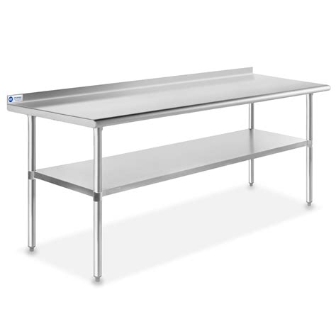 Gridmann NSF Stainless-Steel Commercial Kitchen Prep & Work Table with ...