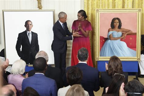 Barack and Michelle Obama Have Returned to the White House to Unveil ...