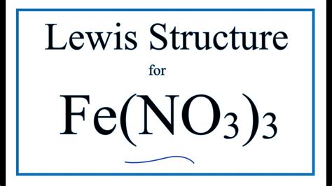 No3 Lewis Structure