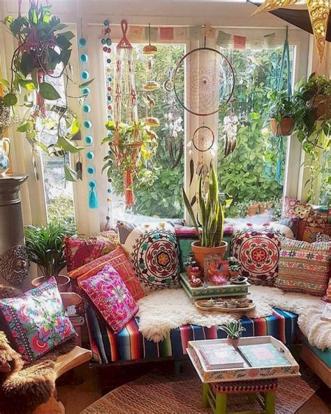 60 Enthralling Bohemian Style Home Decor Ideas | Decoración boho ...