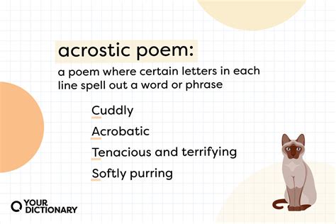 Acrostic Poem Examples & Template