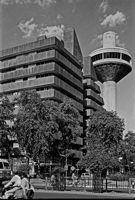 Chinubhai Centre and Patang Hotel, Ahmedabad 1984 Nehru Bridge ...