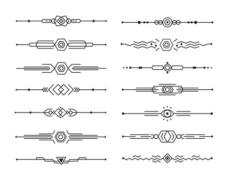 Line Border Designs Art