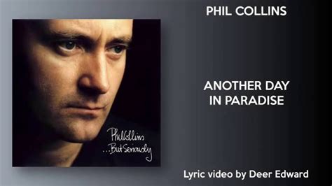 Phil Collins Another Day In Paradise - YouTube