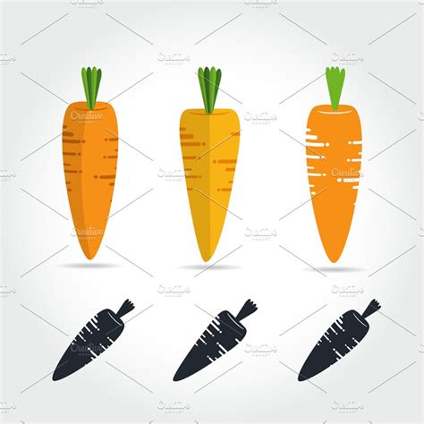 Carrot vector icon cartoon style | Icons ~ Creative Market