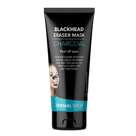 Dermal Shop Blackhead Eraser Mask- Charcoal - Dermal Face Mask | Dermal ...