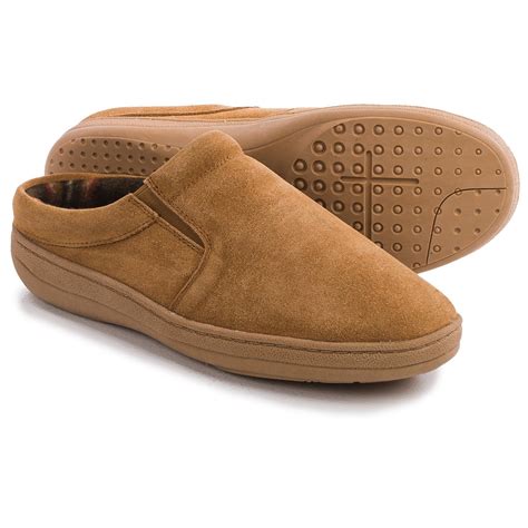 Clarks Fleece-Lined Suede Slippers (For Men) - Save 78%