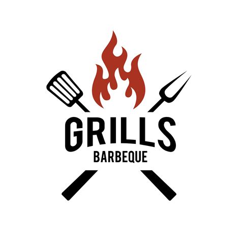 simple modern premium Barbecue logo design Food or grill template ...