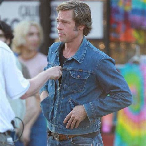 Once Upon a Time in Hollywood Brad Pitt Jeans Jacket | Jacketsinn