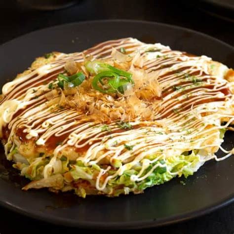 Easy Okonomiyaki Recipe - Japanese Savoury Pancakes | Wandercooks