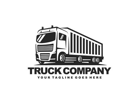 Truck logo design vector. Truck delivery logo 8786597 Vector Art at ...