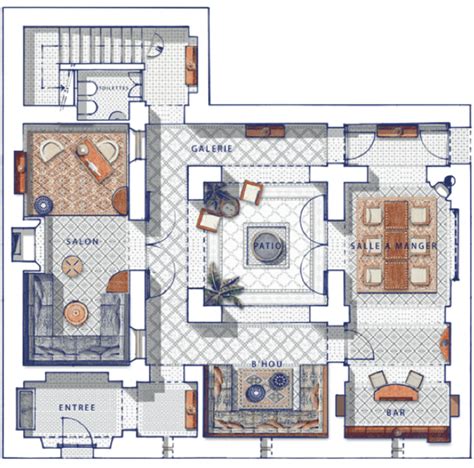 Riad Floor Plan - floorplans.click