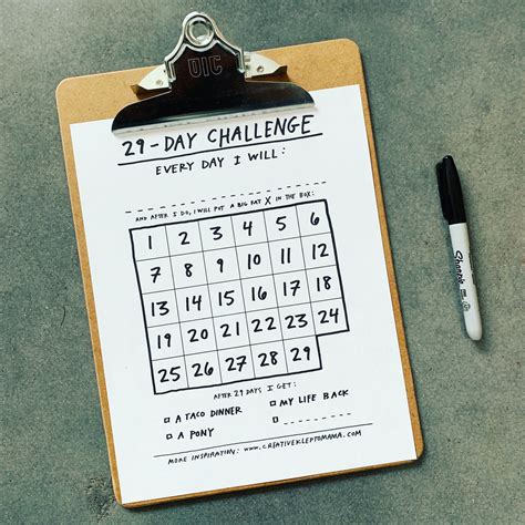 29-day challenge - Austin Kleon