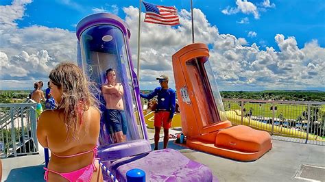 Brain Drain Water Slide at Rapids Waterpark - YouTube