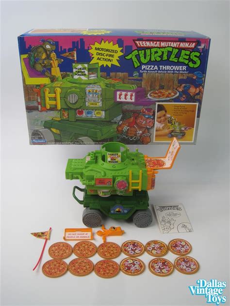 1989 Playmates TMNT Pizza Thrower COMPLETE with Box (1V)