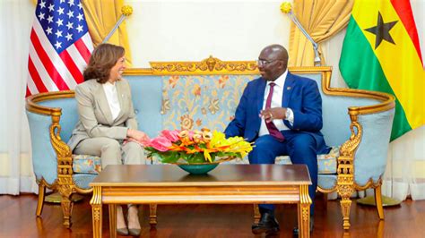 Kamala Harris arrives in Ghana to deepen US-African economic ties ...