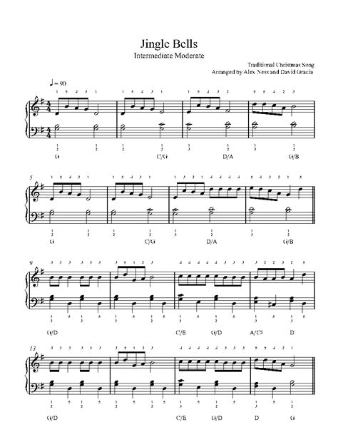 Jingle Bells by Traditional Sheet Music & Lesson | Intermediate Level