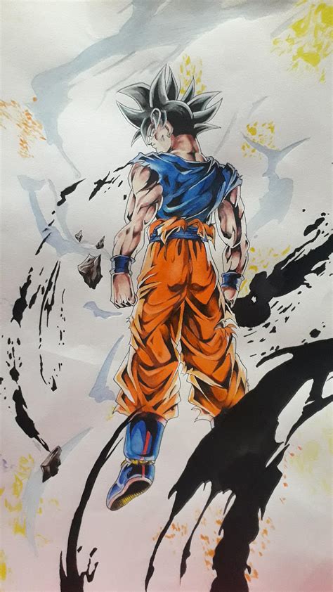 It's FINALLY done. LF UI Goku fanart by me. : r/DragonballLegends