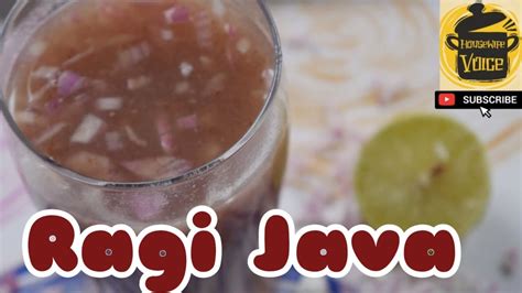 RAGI JAVA RECIPE || MASALA RAGI MALT || RAGI JAVA FOR WEIGHT LOSS - YouTube