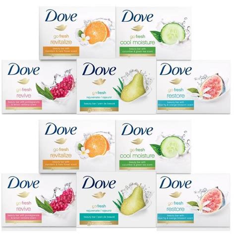 15-Pack: Dove Bar Soap Variety Bundle