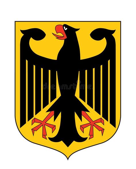 Bundesadler Von Deutschland Stock Abbildung - Illustration von politik ...