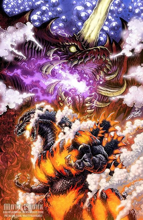 Burning Godzilla vs Destoroyah by Matt Frank : r/GODZILLA