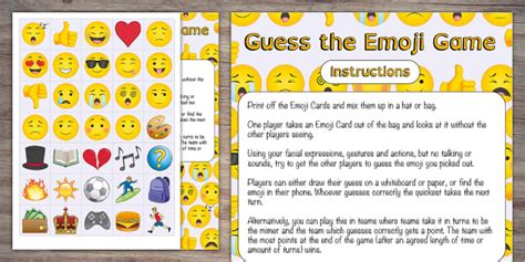 😊 Guess the Emoji Charades Game | Twinkl Party | Games