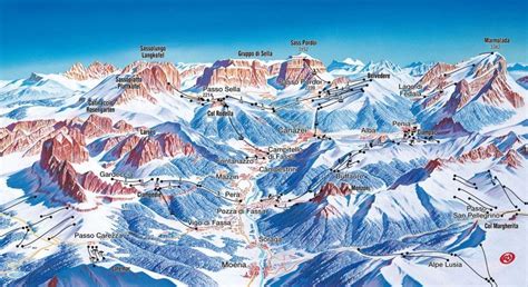 Ski Resorts Italy - ski map - Ski Resorts Italy - slopes, lift, ski map ...