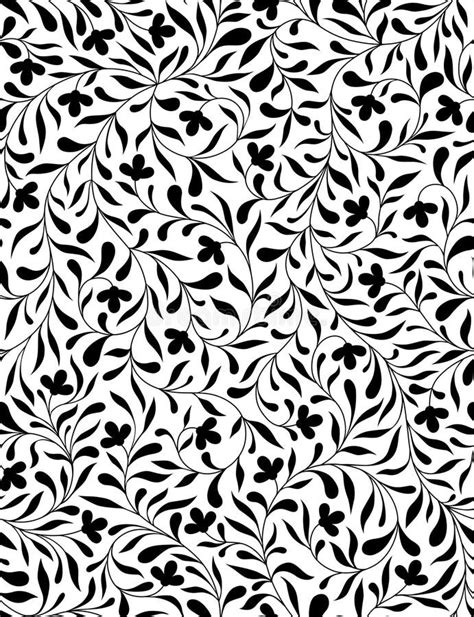 Vector Seamless Floral Pattern Stock Vector - Illustration of retro ...