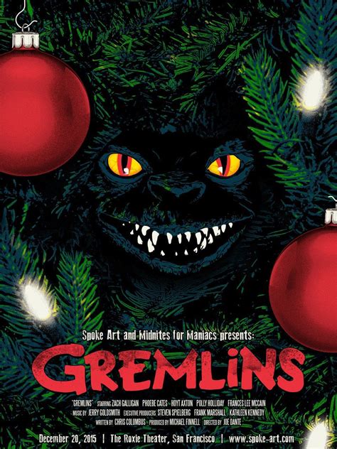 Joshua Budich - "Gremlins" in 2019 | Film posters, Screen print poster ...