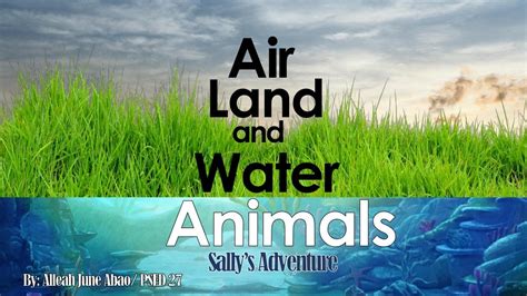 Air, land and water animals