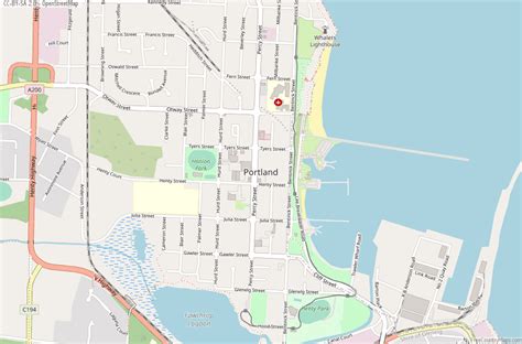 Portland Map Australia Latitude & Longitude: Free Maps