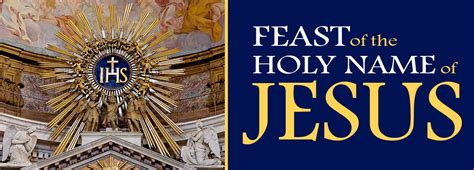 Feast of the Holy Name of Jesus - Missionary Association Of Mary ...