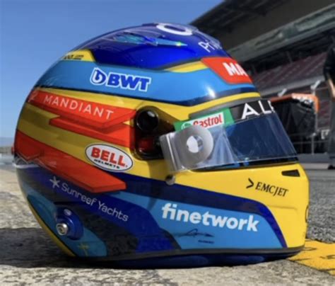 BELL HELMET F1 CASCO HELMET TEAM RENAULT ALPINE F1 N 14 SEASON 2021 ...