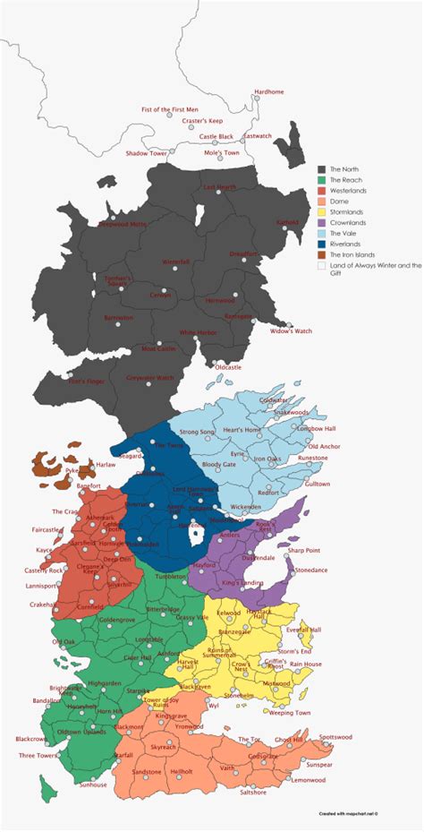 Westeros Map With Houses – NBKomputer