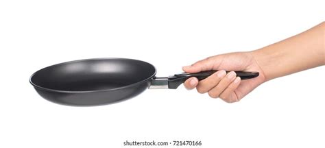 Hand Holding Frying Pan Isolated On Stock Photo 721470166 | Shutterstock