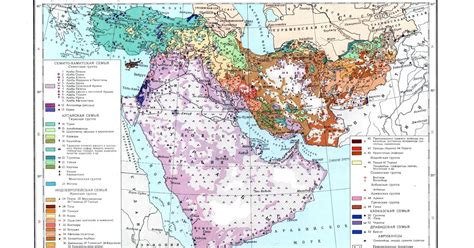 Ethnic Map Of West Asia