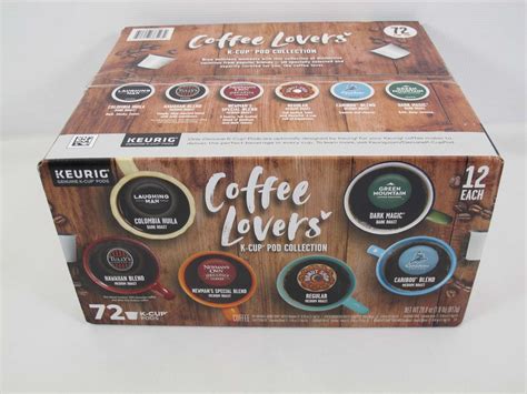 Keurig Green Mountain Coffee Lovers 72 Count K Cup Pods 6 Flavor ...