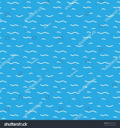 Seamless Textures Cartoon Water Surface Vector 스톡 벡터(로열티 프리) 788855029 ...