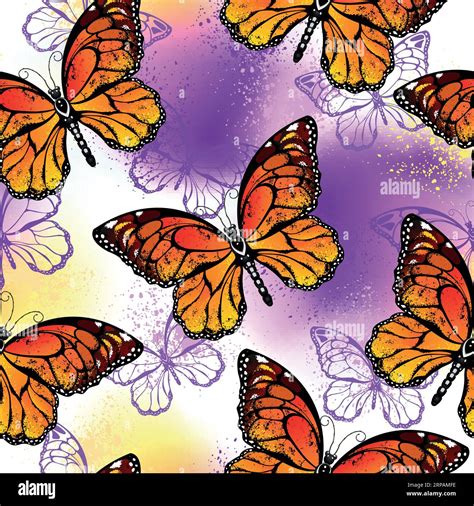 Monarch butterflies Stock Vector Images - Alamy