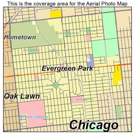 Evergreen Park Illinois Map - Desiri Gwendolin