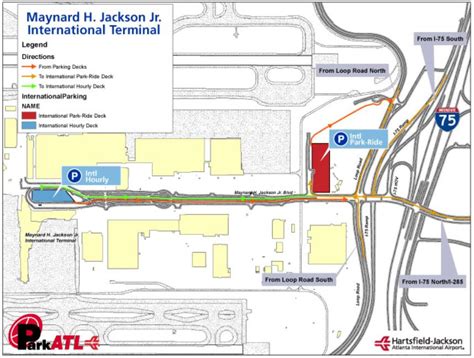 Atlanta Airport Terminal T Map | Map of Atlantic Ocean Area