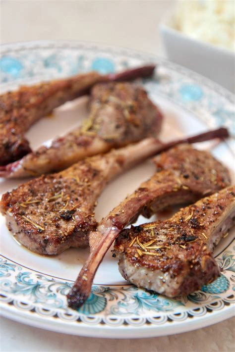 Garlic Rosemary Lamb Chops (Video) - Cooked by Julie | Recipe ...