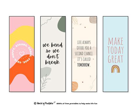 100 Best Bookmark Quotes in 2024 - World of Printables