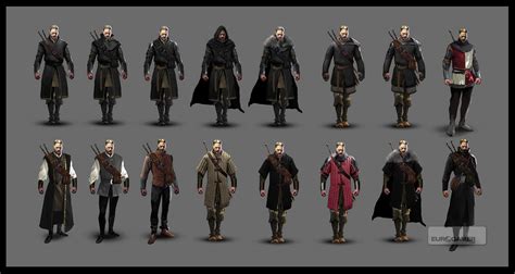 Witcher 3 Geralt armor concept arts by Scratcherpen on DeviantArt