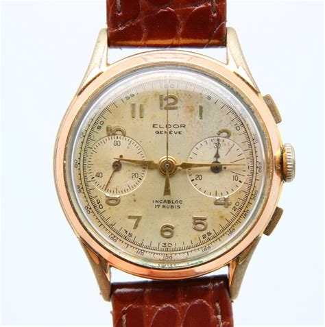 Eldor - Incabloc Chronograph - 1421 - Heren - 1950-1959 - Catawiki