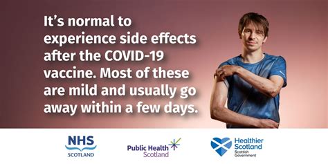 COVID-19 vaccine side effects are normal | NHS Fife